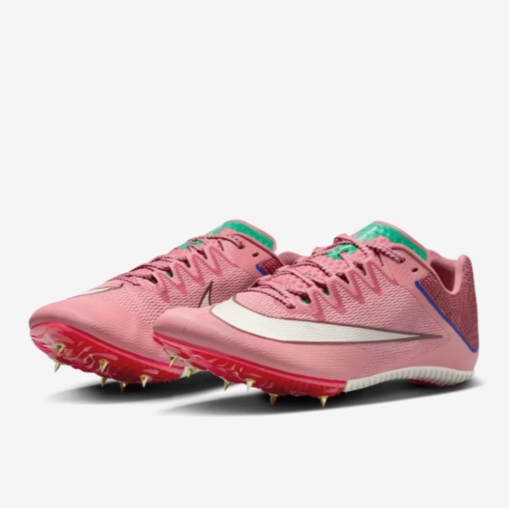 Nike Zoom Rival Multi-Event ALL "Red Stardust/Pale Ivory/Malachite Sz 9 - Picture 7 of 12